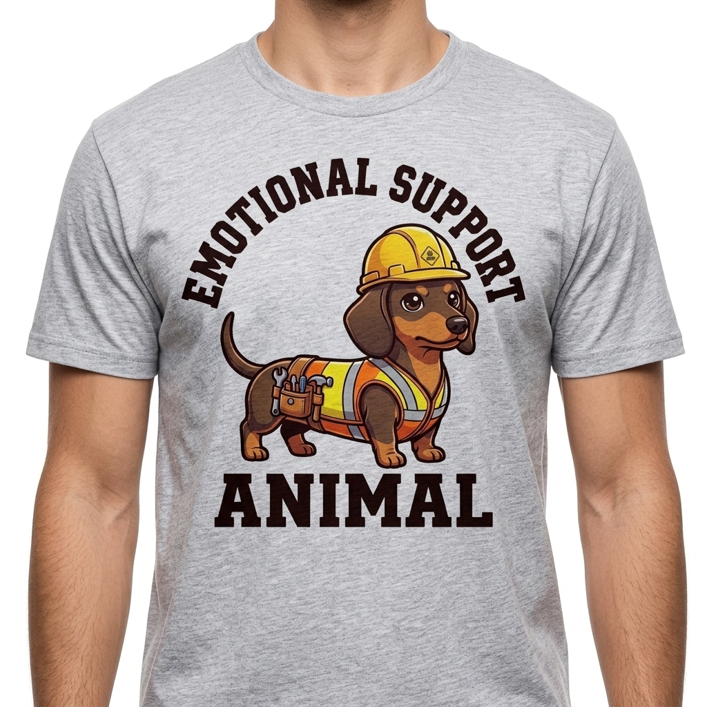 Emotional Support Dachshund T-Shirt