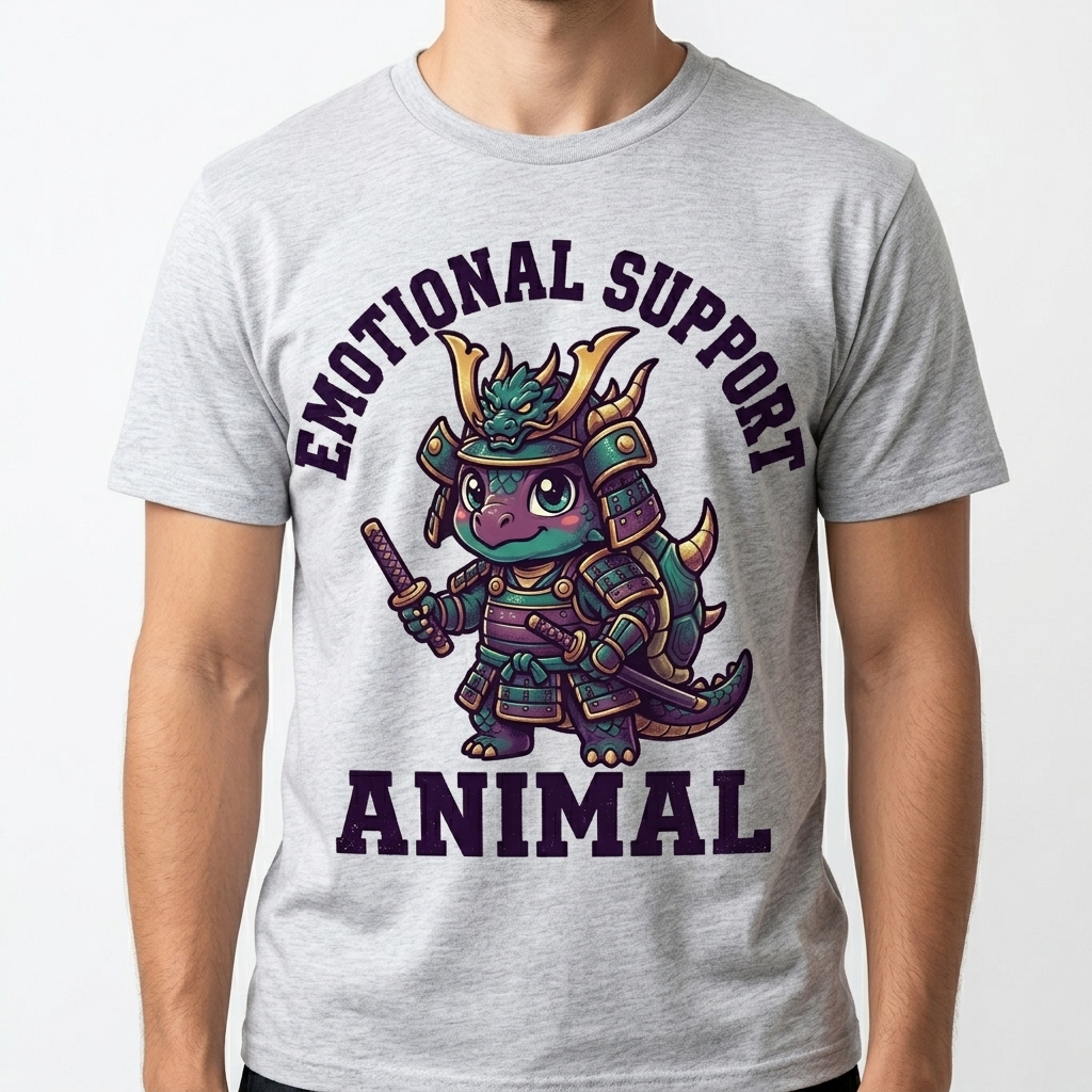 Emotional Support Dragon Turtle T-Shirt