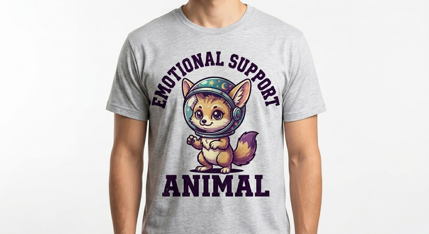 Emotional Support Fennec Fox T-Shirt