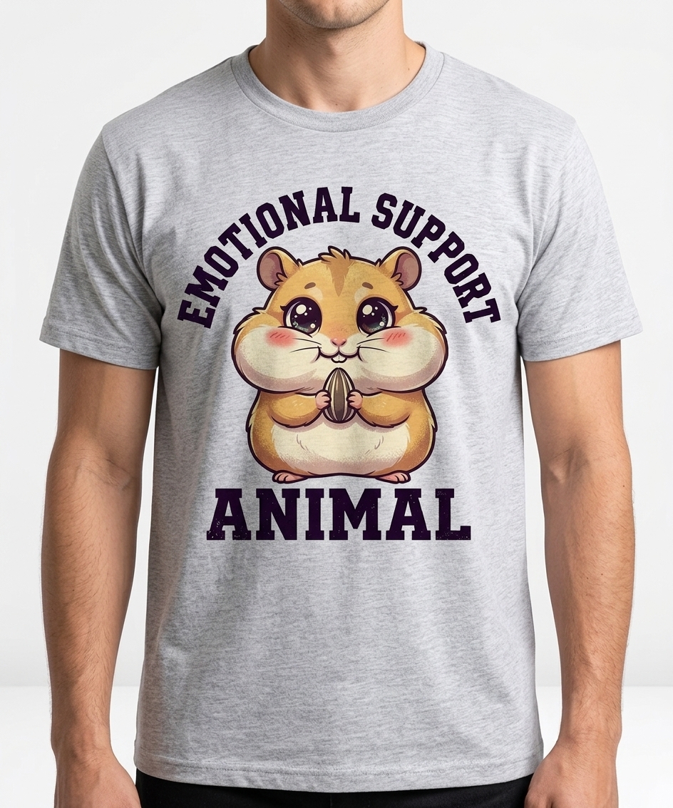 Emotional Support Hamster T-Shirt