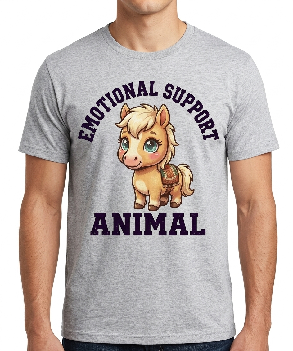 Emotional Support Horse T-Shirt