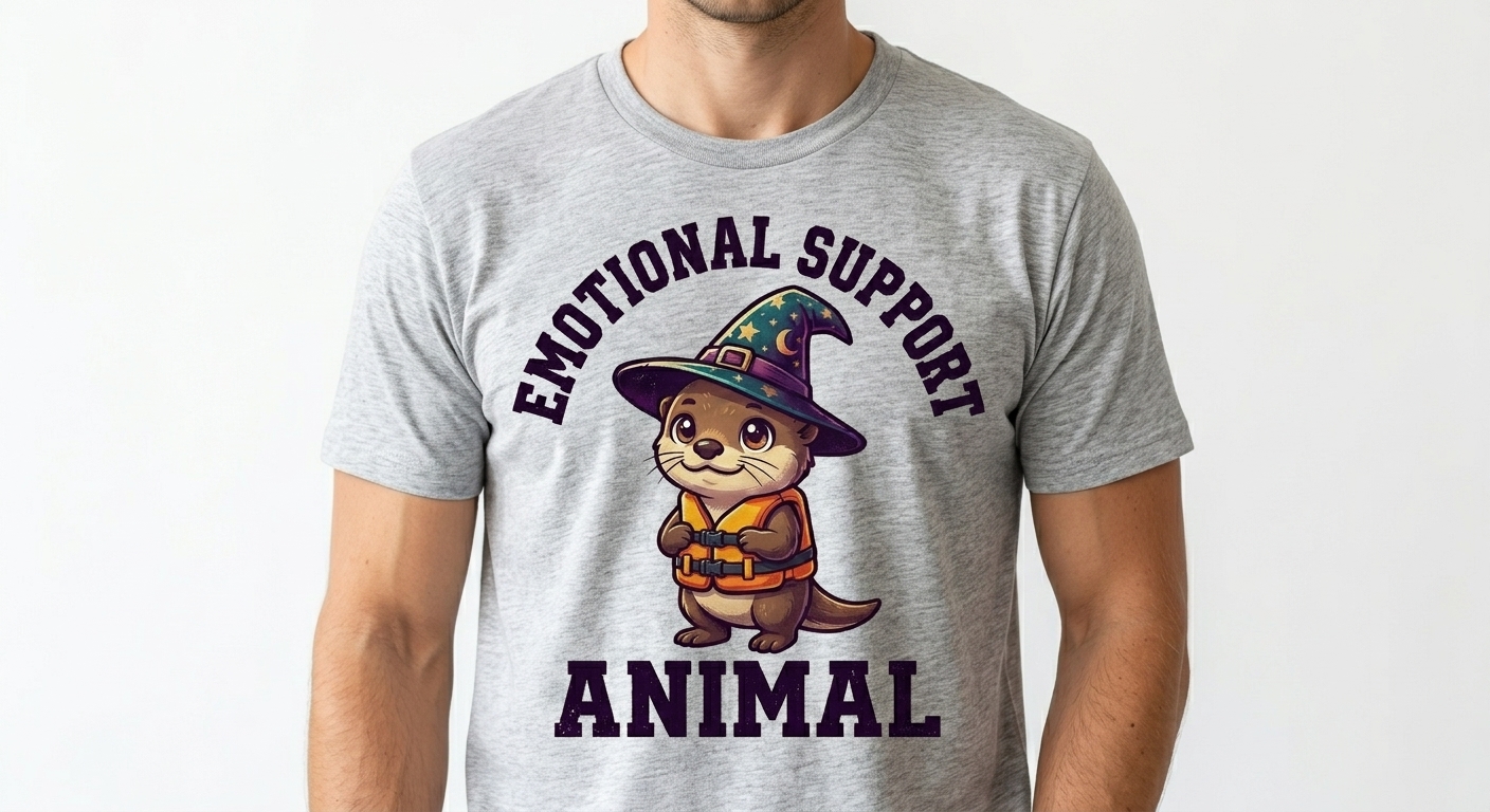 Emotional Support Otter T-Shirt