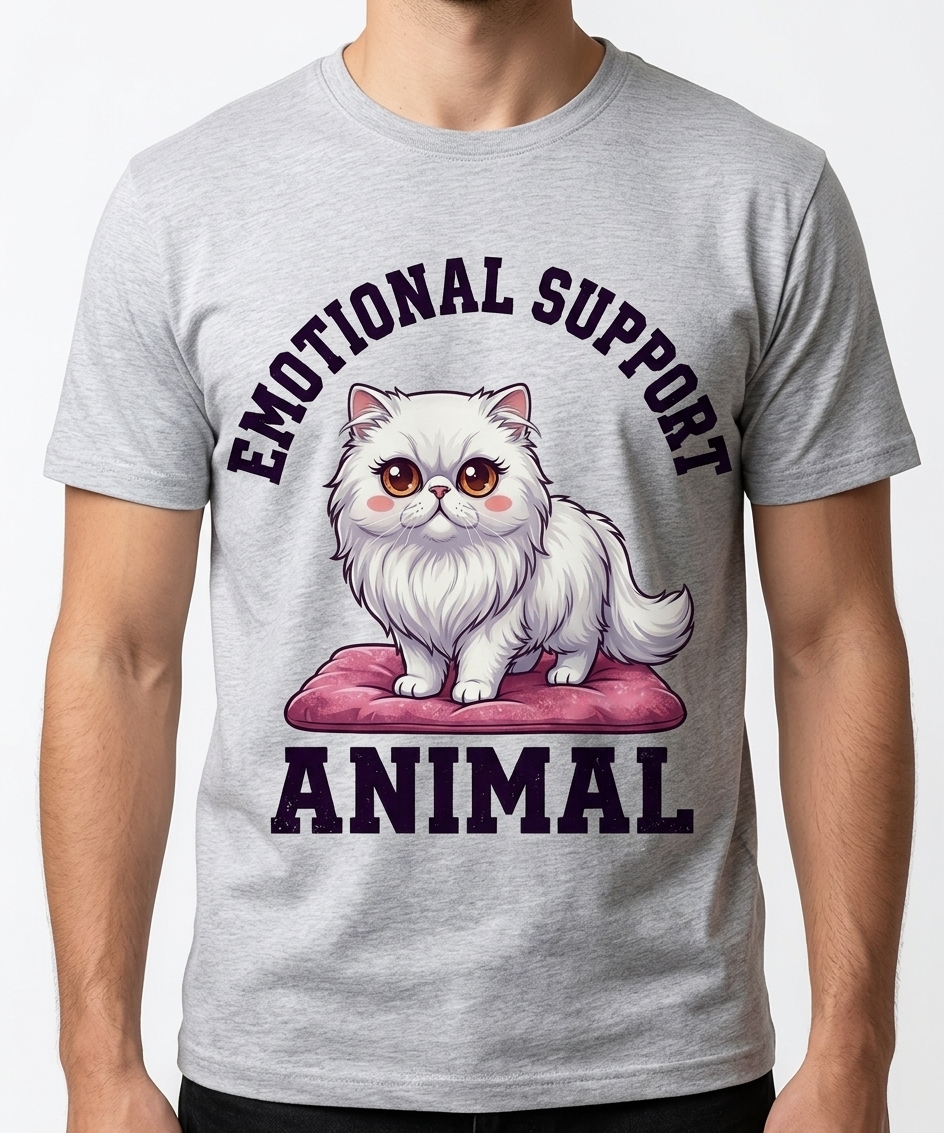 Emotional Support Persian T-Shirt