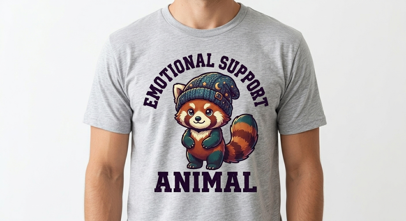 Emotional Support Red Panda T-Shirt