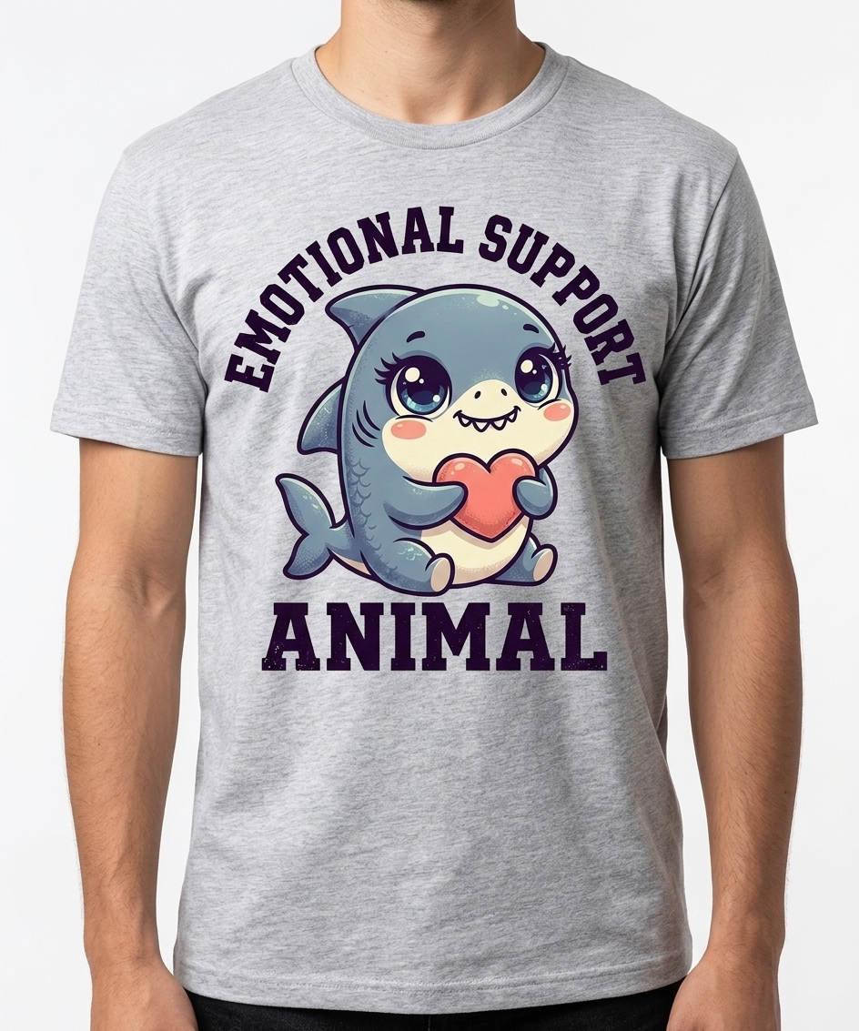 Emotional Support Shark T-Shirt
