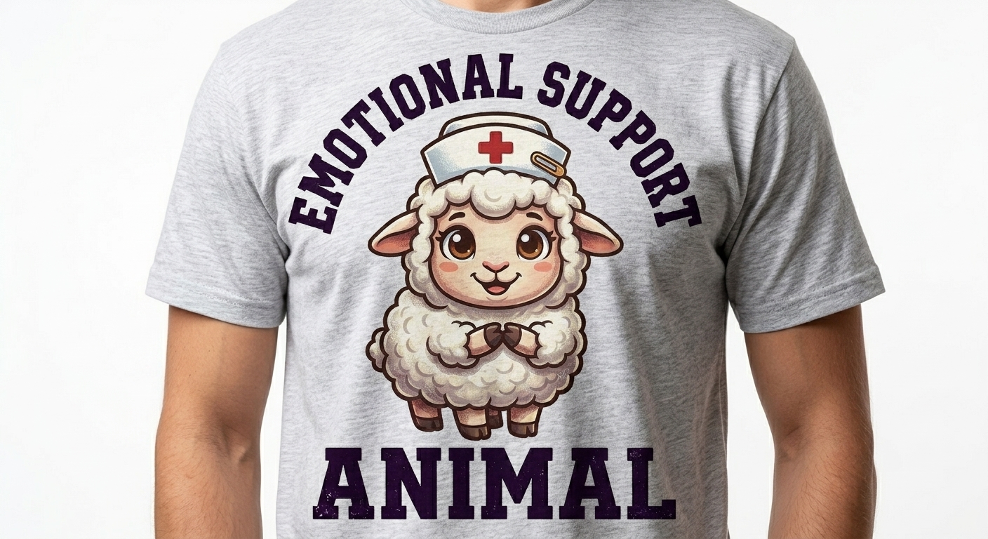 Emotional Support Sheep T-Shirt