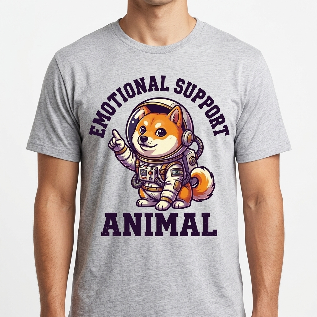 Emotional Support Shiba Inu T-Shirt