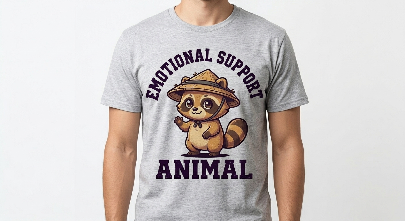 Emotional Support Tanuki T-Shirt